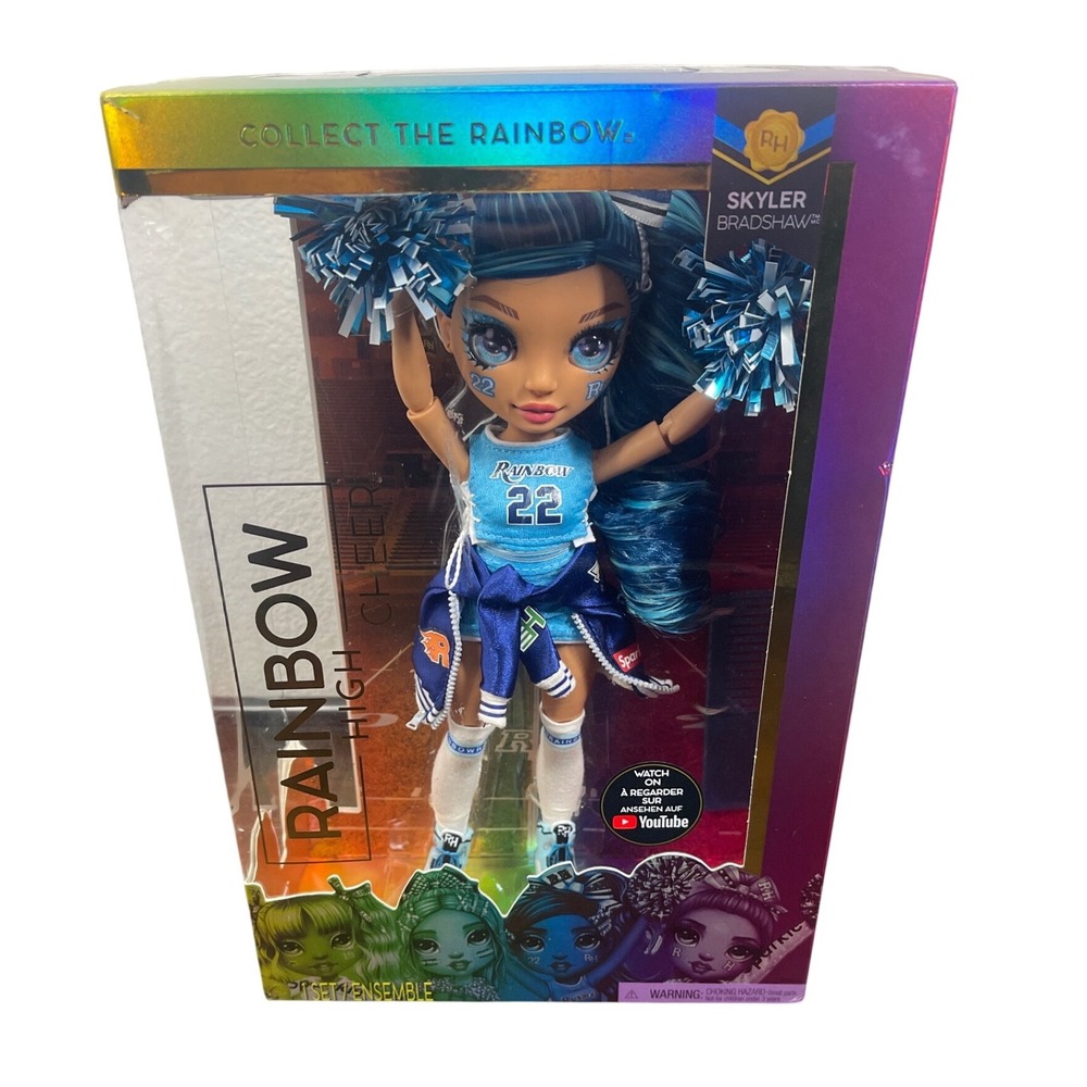 Rainbow High Cheer Skyler Bradshaw Blue Fashion Doll MGA 572077 New NIB